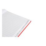 5 Star Casebound Notebook Ruled and Indexed 192 Pages A5 70gsm Red (Pack of 5) 912904