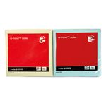 5 Star Re-Move Sticky Notes Repositionable 76x76mm Assorted Pastel (Pack of 12) 912955