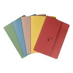 5 Star Recycled Half Flap Document Wallet A4 285gsm Capacity 32mm Green (Pack of 50) 913888