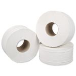 5 Star Mini Jumbo Toilet Rolls 2-Ply 250mmx200m Pack of 12 930116