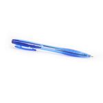 5 Star Retractable Ball Pen Medium 1mm Tip 0.7mm Line Blue (Pack of 20) 930384