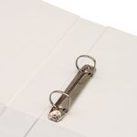 5 Star 2D-Ring Presentation Ring Binder A4 Polypropylene 25mm White (Pack of 10) 933031