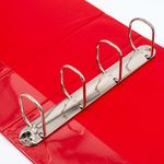 5 Star 4D-Ring Presentation Ring Binder A4 Polypropylene 65mm Red (Pack of 10) 933127