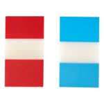5 Star Index Flags 50 x2 25mm Red/Blue 934198