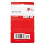 5 Star Index Flags 50 x2 25mm Red/Blue 934198