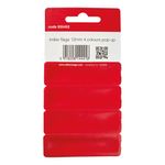 5 Star Index Flags 4 Bright Colours 12x45mm 35 Flags per Colour Assorted 935452