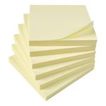 5 Star Re-Move Sticky Notes Repositionable 76x76mm Yellow (Pack of 12) 935466