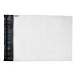 5 Star Waterproof Polythene Envelope Peel/Seal 245x320mm 50mm Flap Opaque (Pack of 100) 935787