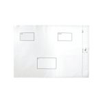 5 Star Waterproof Polythene Envelope Peel/Seal 360x430mm 50mm Flap Opaque (Pack of 100) 935795