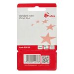 5 Star Standard Index Flags 25x45mm 50 Flags per Pad Blue 938198