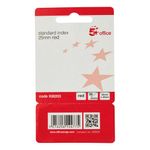 5 Star Standard Index Flags 25x45mm 50 Flags per Pad Red 938203