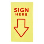 5 Star Sign Here Index Flags 25x45mm 40x4 160 Flags 938241
