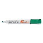 5 Star Drywipe Marker Chisel Tip Xylene/Toluene-free 2-5mm Line Wallet Assorted (Pack of 4) 938635
