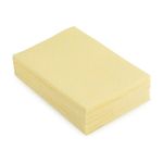 5 Star Heavy Duty Anti-microbial Cleaning Cloths 76gsm 500x300mm Yellow (Pack of 25) 939339