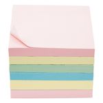 5 Star Extra Sticky Notes 76x76mm Assorted Pastel Pack of 6 940584