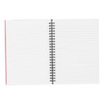 5 Star Wirebound Hardback Notebook Ruled A5 140 Page Berry (Pack of 5) 943445