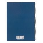 5 Star Wirebound Hardback Notebook Ruled A4 140 Page Indigo (Pack of 5) 943482