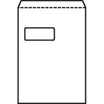 5 Star C4 Window Pocket Envelope Self Seal 90gsm 324x229mm White (Pack of 250) H90027