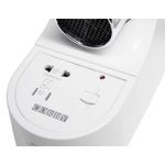 Kendal 1600 Wall Mounted Hair Dryer with Integrated Shaver Socket White 3004