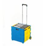 GPC Blue and Yellow Large Folding Box Truck GI041Y