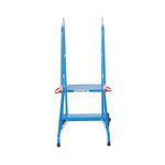 Climb-It Loading Step 2 Tread Open Back Powder Coated Blue SLS02P