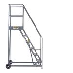 Climb-It Warehouse Safety Steps 600mm Platform 10 Tread Grey AHWS10GY