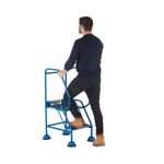 Climb-It Domed Feet Step 2 Tread Anti Slip Blue AAD02SBL