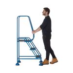 Climb-It Domed Feet Step 3 Tread Anti Slip Blue AAD03SBL
