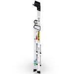 Climb-It Professional 3 Tread Step Ladder with Carry Handle Aluminium CAH103