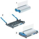 GBC Foton 30 Refillable Cartridge with 75 Micron Lamination Roll Gloss 4410023