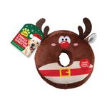 Christmas Crinkley/Squeaky Donut Pet Toy Pack of 12 XMA13448OB