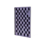 Europa Splash Notebooks 160 Lined Pages A5 Purple Cover (Pack of 3) EU1504Z