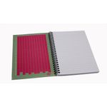 Europa Splash Notebooks 160 Lined Pages A5 Pink Cover (Pack of 3) EU1505Z