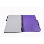 Europa Splash Project Book 200 Lined Pages A4 Purple Cover (Pack of 3) EU1506Z
