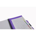 Europa Splash Project Book 200 Lined Pages A4 Purple Cover (Pack of 3) EU1506Z
