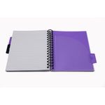 Europa Splash Project Book 200 Lined Pages A5 Purple Cover (Pack of 3) EU1508Z