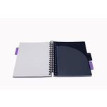 Europa Splash Project Book 200 Lined Pages A5 Purple Cover (Pack of 3) EU1508Z