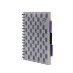 Europa Splash Project Book 200 Lined Pages A5 Purple Cover (Pack of 3) EU1508Z