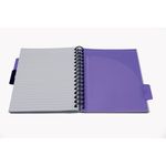 Europa Splash Project Book 200 Lined Pages A5 Purple Cover (Pack of 3) EU1508Z