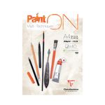 Clairefontaine Paint On Pad 250gsm Paper 40 Sheets A4 96537C