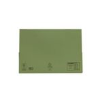 Exacompta Guildhall Legal Double Pocket Wallet Foolscap Green (Pack of 25) 214-GRN