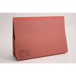 Exacompta Guildhall Double Pocket Wallet 315gsm Red A4/Foolscap (Pack of 25) 218-REDZ