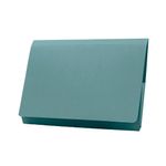 Exacompta Guildhall Full Flap Pocket Wallet Foolscap Blue (Pack of 50) PW2-BLU
