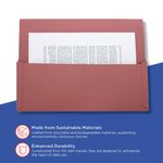 Exacompta Guildhall Brief Size Pocket Wallet 14x10in Pink (Pack of 50) PW3-PNK