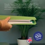 Exacompta Guildhall Square Cut Folder 315gsm Foolscap Green (Pack of 100) FS315-GRNZ