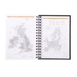 Rhodia Black A5 Wirebound Business Book (Pack of 3) 119233C