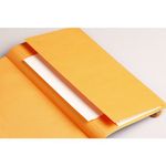 Clairefontaine Rhodiarama Notebook 80 Lined Pages A4+ Silver Cover 117701C