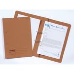 Exacompta Guildhall Transfer Spiral File 315gsm Foolscap Orange (Pack of 50) 348-ORG