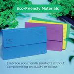 Exacompta Forever Document Wallet Manilla Foolscap Bright Blue (Pack of 25) 211/5001
