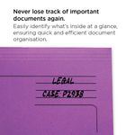 Exacompta Forever Document Wallet Manilla Foolscap Bright Purple (Pack of 25) 211/5005
